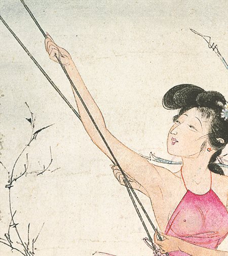 石泉县-胡也佛的仕女画和最知名的金瓶梅秘戏图